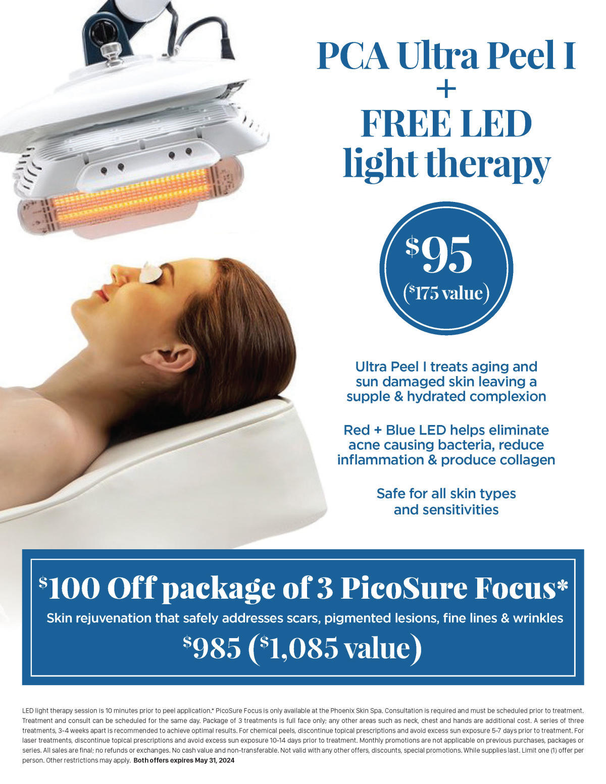 Special PCA Ultra Peel I + Free LED light therapy 